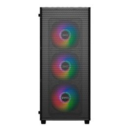Unykach MIR 100 Semitorre ATX Gaming con Ventana de Cristal Templado y 4 Ventiladores ARGB Preinstalados