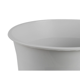 Q-connect Papelera KF00610 Plástico Gris Opaco 13 Litros Ø21 x 29 cm