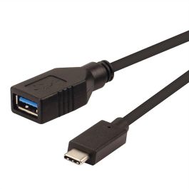 ROLINE 11029030 Cable USB C a USB A 3.2 Gen 2 (3.1 Gen 2) 10 Gbps 0.15m Negro Precio: 14.399. SKU: B1AGYW2K5L