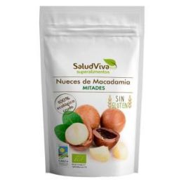 Salud Viva Nueces de Macadamia Mitades Ecológicas 100 g sin Gluten, Fuente de Fibra y Proteínas Precio: 5.8899995. SKU: B1G3RRYM89