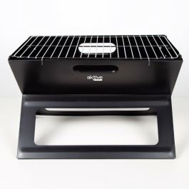 Barbacoa Portátil Aktive Negro Acero Hierro 45 x 30 x 29 cm Barbacoa Portátil Aktive Negro Acero Hierro 45 x 30 x 29 cm