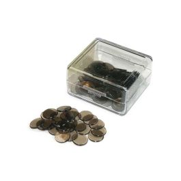 Fichas traslúcidas para marcar cartones caja plástico Precio: 2.50000036. SKU: B18MKWX23Q