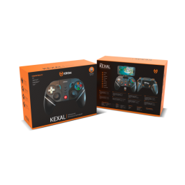 Krom Kexal Negro, Rojo, Blanco Bluetooth/Usb Gamepad Analógico/Digital Android, Nintendo Switch, Pc, Ios Krom Kexal Negro, Rojo, Blanco Bluetooth/Usb Gamepad Analógico/Digital Android, Nintendo Switch, Pc, Ios