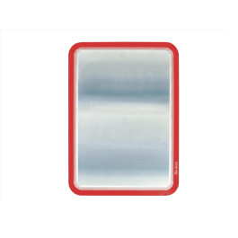 Djois Marco Porta Anuncios Magnético Adhesivo Removible DIN A4 Reverso Adhesivo, Rojo, Pack de 2 Unidades