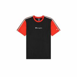 Camiseta de Manga Corta Hombre Champion Crewneck Negro