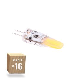 Pack 16 Bombillas LED G4 3W 270Lm 6000ºK 12V Ac/Dc 40.000H [CA-G4-3W-12-CW-PK16-AP] Precio: 18.49999976. SKU: 15096772100483