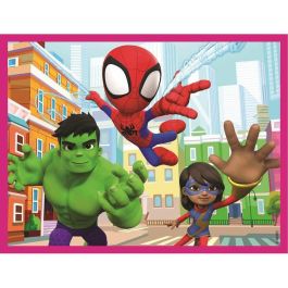 Clementoni Puzzle infantil rompecabezas 12 cubos Spidey and his Amazing Friends para 3 años