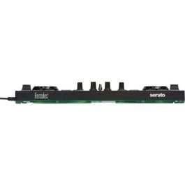 Hercules 4780890 DJSTARTER Kit de Inicio para DJ - Compacto, 4 Pads Hot Cue/Loop/FX/Sampler, Ecualización Graves/Filtro, Negro