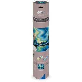 Ravensburger 23907 CreArt Lienzos 30x40 cm Auroras Boreales Pintura por Números Adulto Actividad Relajante y Creativa Edad 14