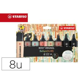 Rotulador Stabilo Boss Pastel Fluorescente 70 Nature Colors Estuche De 8 Unidades Colores Surtidos Precio: 8.49999953. SKU: B1J8LJ4ADG