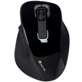 Ratón Inalámbrico Óptico NGS BOWBLACK Negro 1600 dpi (1 unidad)