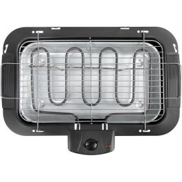 LIVOO DOM506 Barbacoa Eléctrica 2200W 2 en 1 Termostato Ajustable Negra