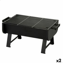 Barbacoa Portátil Aktive Acero 45 x 25 x 30 cm Negro (2 Unidades) Precio: 54.49999962. SKU: B19X5NZ94Q