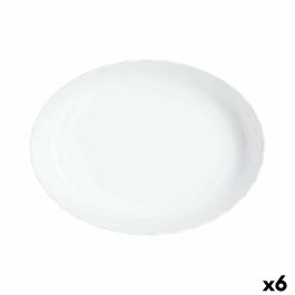 Fuente de Cocina Luminarc Trianon Ovalado Blanco Vidrio 31 x 24 cm (6 Unidades) Fuente de Cocina Luminarc Trianon Ovalado Blanco Vidrio 31 x 24 cm (6 Unidades)