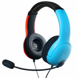 PDP LVL40 Auricular gaming con micrófono flexible y cancelación de ruido, altavoces 40mm, ligero y cómodo para Nintendo Switch azul/rojo Precio: 61.68999991. SKU: B1FFLFDXVH