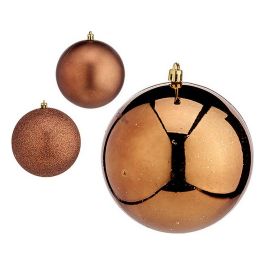 Bolas de Navidad Ø 12 cm 6 Unidades Marrón Plástico Precio: 6.50000021. SKU: B1ERLSXXAX