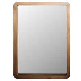 DKD Home Decor Espejo Urban de Paulownia Marrón 100 x 75 x 5 cm Colección Curio25 Acabado Natural Precio: 122.49999949. SKU: B14QDCDEZ8