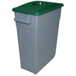 Cubo de Basura para Reciclaje Denox Verde 65 L (2 Unidades)