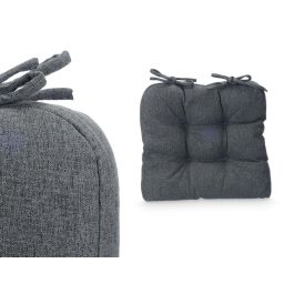Giftdecor Set 2 Cojines Silla Gris Oscuro 40x40 cm (Set de 6)
