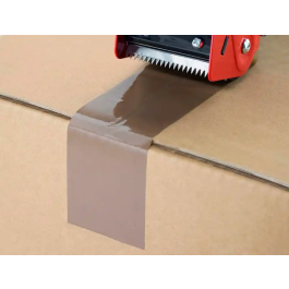 Greening Cinta de Embalaje Marrón Polipropileno 60 mt x 48 mm Alta Adherencia para Paquetería