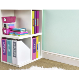 Avery Etiquetas Adhesivas Permanentes Blancas 61x192 mm para Lomo Archivador Ancho 6 cm, Caja 100 Unidades