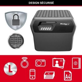 Master Lock Caja Fuerte Ignífuga e Impermeable Electrónica 18.5 Litros, Aprobada UL/ETL con Resistencia al Fuego 30 Minutos a 843°C y Asas Integradas Master Lock Caja Fuerte Ignífuga e Impermeable Electrónica 18.5 Litros, Aprobada UL/ETL con Resistencia al Fuego 30 Minutos a 843°C y Asas Integradas