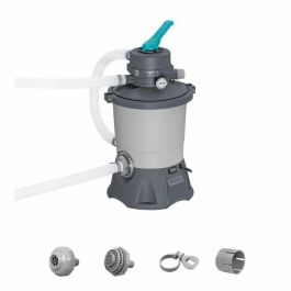 Bestway BES6941607361474 Bomba de filtración de arena para piscinas de hasta 18 m³ con prefiltro, 3.596 L/h