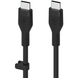 Belkin Cable USB-C a USB-C flexible, carga rápida 60W, 1m, negro