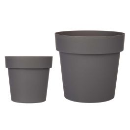 Maceta Plastico Gris 20Cm Diam Ibergarden (12 Unidades) Maceta Plastico Gris 20Cm Diam Ibergarden (12 Unidades)