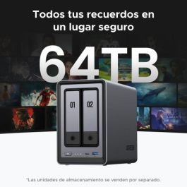 Ugreen NASync DXP2800 NAS 2 Bahías, Intel N100, 8GB DDR5, Compacto