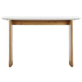 Consola Scandi DKD Home Decor Blanco Marron 38 x 77 x 120 cm Consola Scandi DKD Home Decor Blanco Marron 38 x 77 x 120 cm
