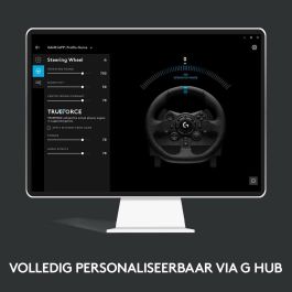 Logitech G G923 Volante + Pedales PC PlayStation 4 PlayStation 5 Negro