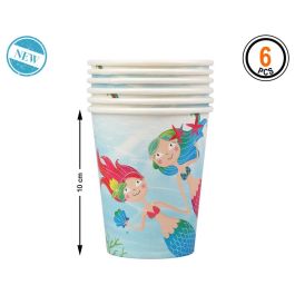 Set 6 Unidades Vasos De Carton Sirenas Del Mar 10 cm Precio: 0.58999963. SKU: S1131022