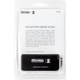 Dunlop Púa Signature Jimi Hendrix Mankowitz Caja Surtido 6 Ud.