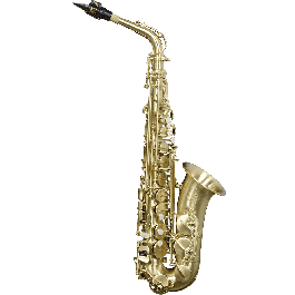 SML Saxofón Alto A420-Ii - Acabado Mate Cepillado con Cuerpo de Latón Lacado - Incluye Kit BG y Estuche