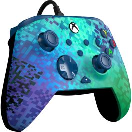 PDP Mando Rematch Advanced Glitch Green para Xbox Series X|S, Xbox One y PC – Alámbrico USB-C