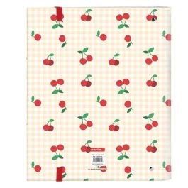 Carpeta de anillas Safta Cherry A4 Beige (27 x 32 x 3.5 cm) Carpeta de anillas Safta Cherry A4 Beige (27 x 32 x 3.5 cm)
