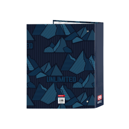 Carpeta de anillas Eckō Unltd. Peaks Azul marino A4 (27 x 33 x 6 cm)