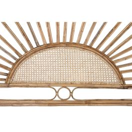 Cabecero de Cama DKD Home Decor Natural Girasol Madera Ratán 178 x 4 x 90 cm 178 x 4 x 127 cm