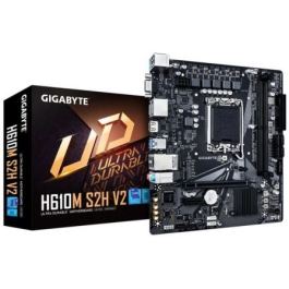 Gigabyte H610M S2H V2 Placa Base Micro ATX Socket 1700 Intel H610 DDR5 para Procesadores 14ª, 13ª y 12ª Gen