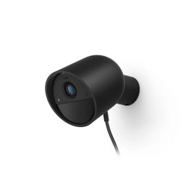 Philips Hue Cámara Secure con cable AAAAQ79290 - HD 1080P Interior y Exterior - Control por Aplicación - Color Negro