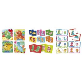 Lisciani Giochi AAABF84610 - Dinoland CAROTINA BABY - Rompecabezas, Memo, Juegos Educativos y de Asociaciones