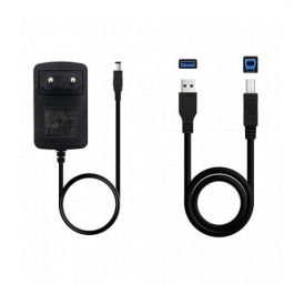 TooQ TQDS-802BW Docking Station Doble Bahía Discos Duros 2.5" 3.5" HDD/SSD, USB 3.0/3.1 Gen 1 (5Gbps), 8TB, Clonación UASP