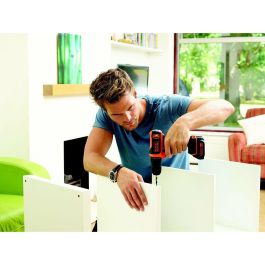 Black & Decker Destornillador Inalámbrico 10.8V, 2 Baterías Litio, Control de Torque 10 Posiciones y Caja