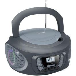 Fonestar Radio CD Boom - One - G USB FM con entrada auxiliar, efectos luminosos y portátil - Gris Fonestar Radio CD Boom - One - G USB FM con entrada auxiliar, efectos luminosos y portátil - Gris