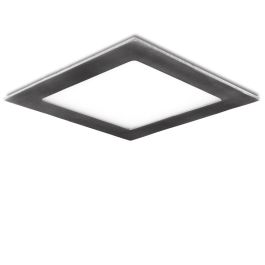 Placa LED 18W 1800Lm 6000ºK Cuadrada Niquel Satinado 50.000H [GL-CL-S18N-CW]