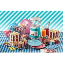 Ariete 2956/01 Máquina de Palomitas Party Time Popper Azul Retro Años 50 Libre Grasas