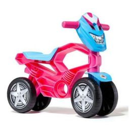 Molto Correpasillos Mi Primera Cross Rosa, Vehículo Infantil de Plástico de 53 cm, Ideal para Bebés desde 1 Año, Motocicleta sin Pedales