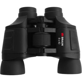 Braun Binocular 8x40 BK-7 Porro, 149m campo de visión, Negro, Compatible con trípode, Funda de transporte
