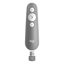 Logitech Puntero Láser Inalámbrico R500S Gris para Presentaciones